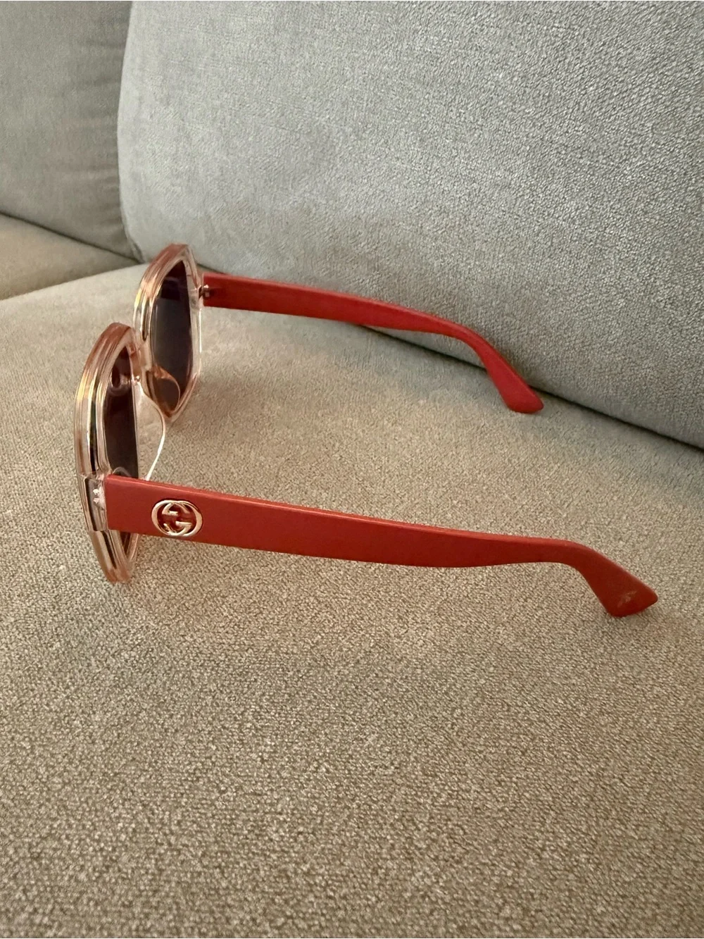 Retro Oversized Women's Sunglasses - Pink Gradient